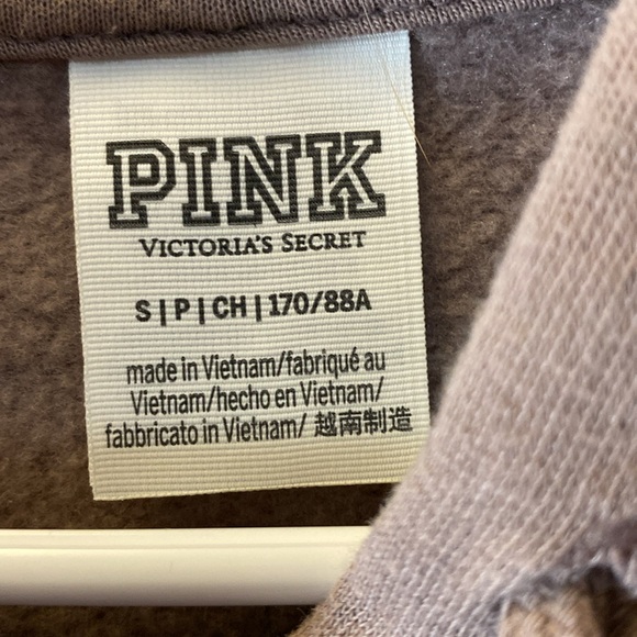 PINK zip up hoodie with pockets - Picture 4 of 4